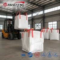 Sac Jumbo PP de type B professionnel, 1 tonne, protection statique, sac FIBC pour la manutention et le stockage de matériaux industriels
