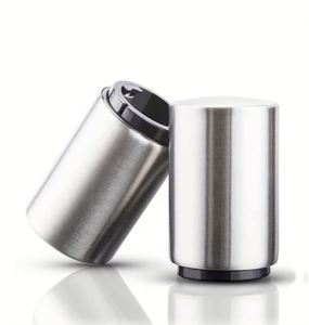 Ouvre-bouteille automatique en acier inoxydable avec finition miroir, design écologique, logo personnalisé au laser - Product Image 1