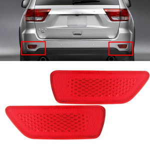 Reflector de Luz Trasero para Jeep Grand Cherokee 2011-2016, 57010720AC 57010721, Plástico Rojo, Forma Plana - Product Image 1