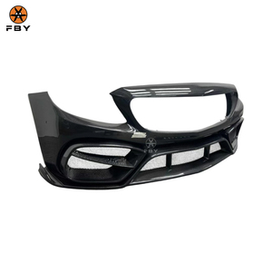 Paraurti Anteriore in Fibra di Carbonio Stile IMP per Mercedes Benz Classe <span class=keywords><strong>C</strong></span> <span class=keywords><strong>W205</strong></span> C63 C63S <span class=keywords><strong>AMG</strong></span> 2015-2021, Kit Carrozzeria - Product Image 2