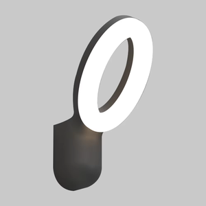 Nouvelle applique murale ovale creuse, lampe murale extérieure pour jardin, projecteur haute luminosité - Product Image 1