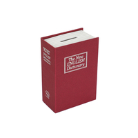 Coffre-fort en forme de livre avec serrure électronique à code, multicolore, pour argent, bijoux et petits objets
