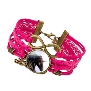 Su misura sublimazione in pelle artigianato intrecciato braccialetto in metallo braccialetto con regolabile per regali da <span class=keywords><strong>donna</strong></span> - Product Image 6