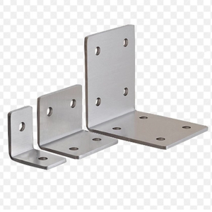 Soporte de ángulo de acero de soldadura de fábrica con perforadora de agujeros Soporte de metal Producto clave de la empresa - Product Image 2