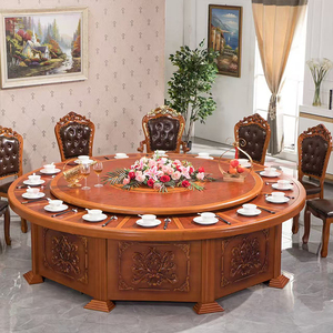 Mesa de comedor eléctrica para hotel Mesa Redonda grande automática para restaurante de <span class=keywords><strong>16</strong></span> personas - Product Image 5