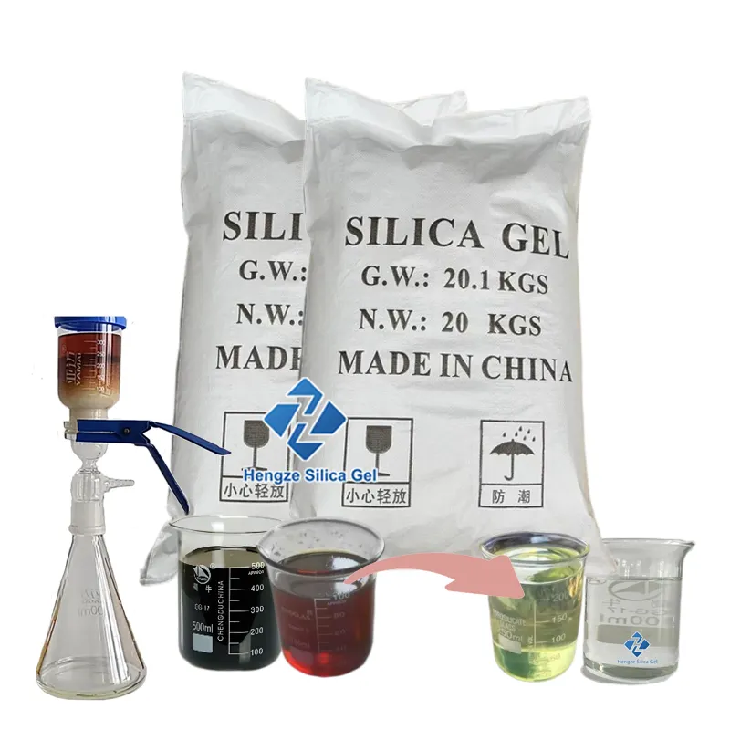 decoloring agent oil decolorizer catalyst chemical granulated silica gel sand decoloring diesel bleaching sand