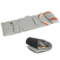 Vente en gros matelas de massage électrique avec vibration et chaleur massage shiatsu coussin de lit mat massage du cou pour la relaxation