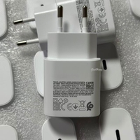 Chargeur mural EU super rapide 25W TA800 USB-C pour Samsung Galaxy S24 Ultra, S23 5G Noir & Blanc