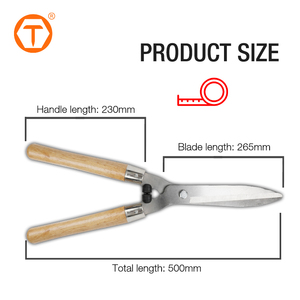 Sécateur de brousse chine ciseaux professionnels long manche en bois coupe de <span class=keywords><strong>haie</strong></span> cisailles de jardin - Product Image 2