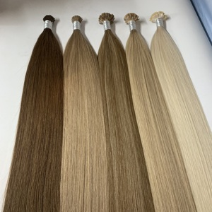 Popolare vendita calda Remy extension per capelli cruda vergine cheratina a doppio disegnato Mini I/K/punta piatta cuticola umana allineata capelli - Product Image 3