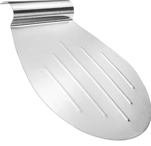Pala di Trasferimento Quadrata Moderna in Acciaio Inossidabile Premium, di Grande Successo, per Pizza e Torte, Utensile <span class=keywords><strong>da</strong></span> <span class=keywords><strong>Forno</strong></span> per la Movimentazione di Piatti e per l'Uso con Candele - Product Image 1