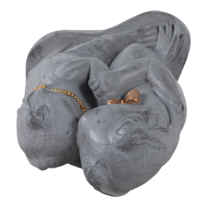 Statua di Rana in Resina, Decorazione da Giardino con Design Texturizzato, Ornamento Contemporaneo per Esterni - Product Image 6