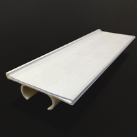 DK-29 Huasso personnalisé de qualité alimentaire profilé en PVC transparent écologique bandes d'extrusion en plastique 1000mm installation facile pharmacie
