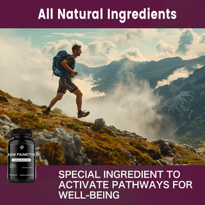 Suplemento dietético de alimentos Haccp Function OEM ODM Saw Palmetto para hombres Suplementos de próstata - Product Image 3