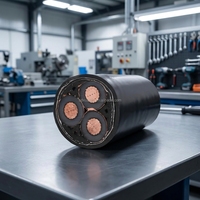 Cable de Alimentación Blindado de Media Tensión YJV22 8.7/15kV para Minas e Industria Pesada