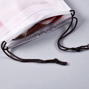 Custom Cheap Cat Pattern Frosted Clear Draw String Storage <b>Bag</b> Peva <b>Waterproof</b> <b>Drawstring</b> <b>Bag</b> - Product Image 5