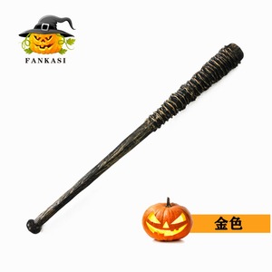 Bate de Béisbol de Plástico Fankasi para Halloween, Dorado, Bronce, Plateado, Forma Redonda, Decoración para Fiestas, Uso en Interiores - Product Image 2