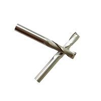 Gran oferta, brocas de enrutador en espiral, molino de extremo CNC de dos flautas, fresa de tungsteno, revestimiento de Color, broca de enrutador de herramientas CNC OEM personalizada