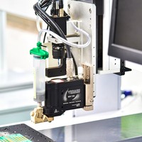 CCD Vision Automation 3 Axes Multi Nodule Doming Machine De Distribution De Colle Adhésif Pâte À Souder Distributeur De Colle Noyau De Moteur