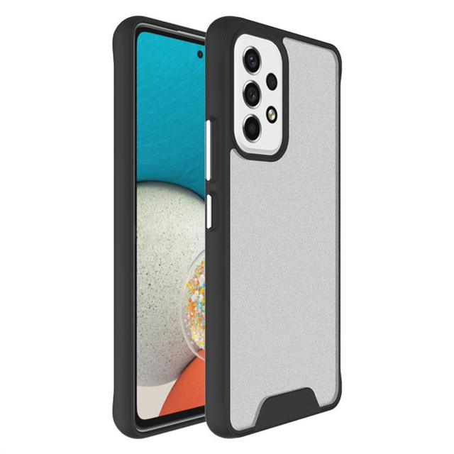 Plain Phone Case for Samsung Galaxy A53 A33 A52S A52 A13 A12 A32 A72 A22 5G Black Matte TPU PC Phone Cover for Samsung A53 A33