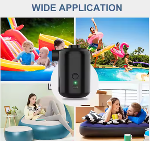 Bomba de Aire Portátil para Exteriores de 3600mAh, Inflador Eléctrico Multifuncional para Colchones Inflables, Anillos de Natación, Bolsas de Almacenamiento al Vacío, con Logotipo Personalizado, Modelo 2026 - Product Image 4
