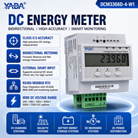Medidor de Energía Bidireccional CC Clase 0.5 con RS485 Modbus para Carga de Vehículos Eléctricos, Energía Solar Fotovoltaica, BESS, Monitoreo de Carga y Descarga de Energía