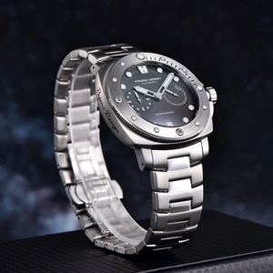 Montre automatique mécanique carrée pour homme PD-1767 NOUVEAU, en acier inoxydable, verre, 3 ATM, pour la plongée - Product Image 6