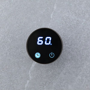 EIOIOL Porte-<span class=keywords><strong>serviettes</strong></span> chauffant infrarouge à chauffage rapide, design moderne, en acier inoxydable SUS 304 poli <span class=keywords><strong>miroir</strong></span>, pliable, garantie 3 ans, Appartement 3 - Product Image 2