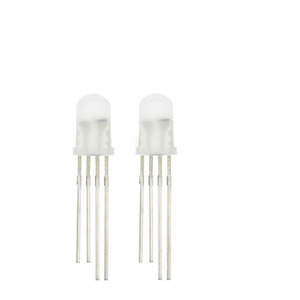 WS2812D-F5 Nouveau LED programmable d'origine 5 mm Diode électroluminescente RVB DIP4 WS2812D - Product Image 1