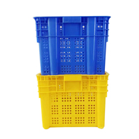 Caisse en plastique ventilée empilable avec dimensions 600x400x310mm, caisse en maille réutilisable pour entrepôt