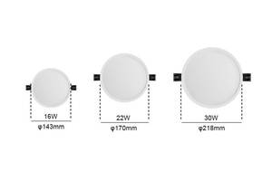 ไฟดาวน์ไลท์ LED แบบฝังฝ้าเพดาน ดีไซน์ใหม่ ปรับมุมได้ สำหรับตกแต่งภายในบ้านและสำนักงาน - Product Image 6
