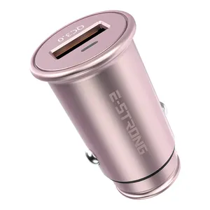 Cigarette Lighter Charger Mini USB Car Adapter Quick Charge Dual Port Car Charger For Mobile Phone
