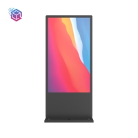 Écran tactile vertical de 86 pouces, refroidi par air et résistant à la chaleur, étanche IP65, affichage professionnel