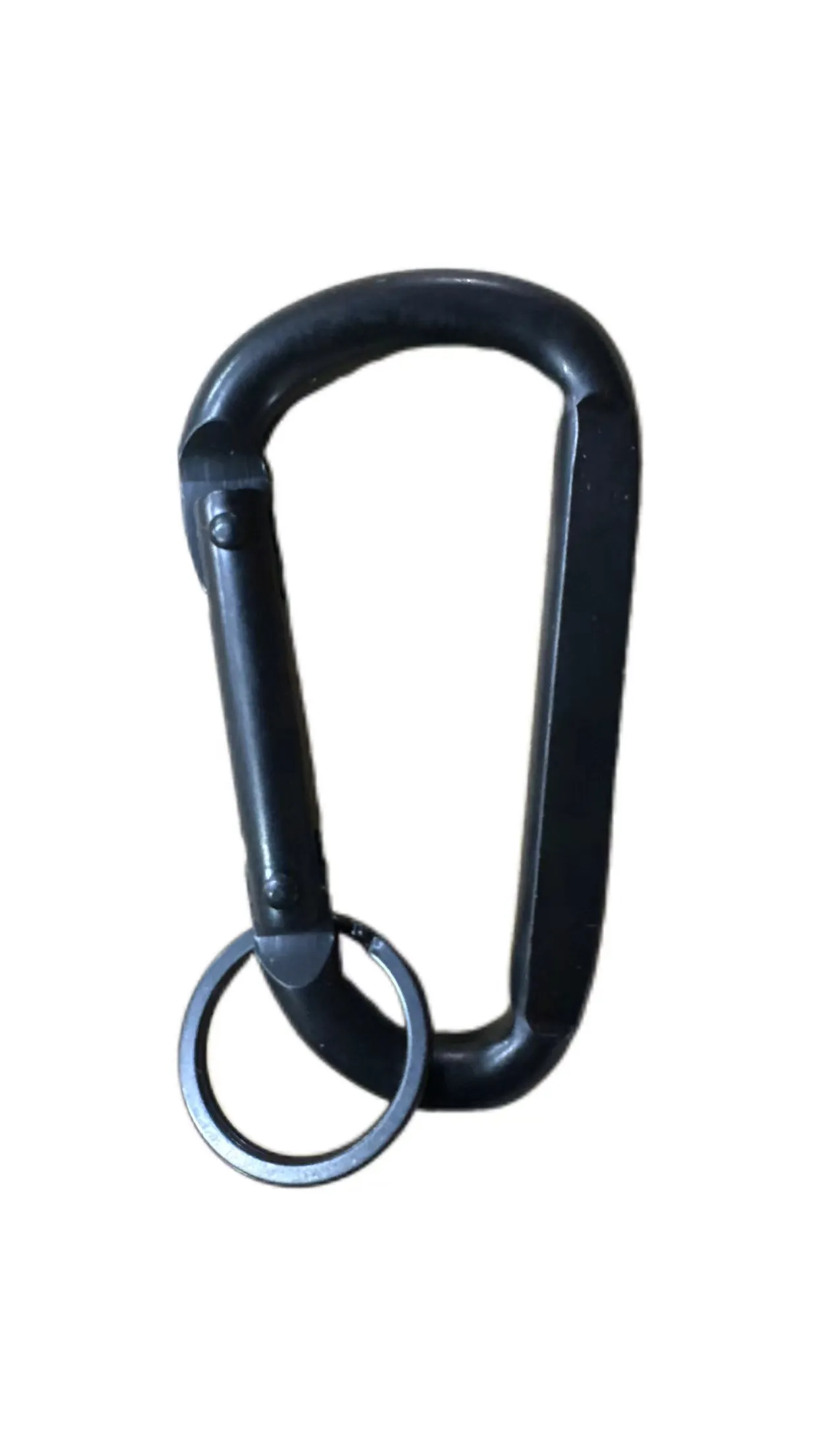 Factory Direct Sales Of 80mm Black Hook Hardware D-type Spring Hook Flat Hammock Hook Yoga Accessories