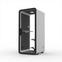 UNIBOOTH Cabines de Travail Modernes Personnalisables en Aluminium, Portables, Multifonctionnelles, Insonorisées, pour Réunions, Hôtels, Bureaux, Centres Commerciaux