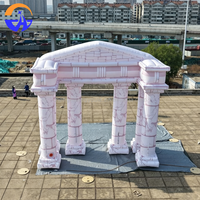 Arche de temple gonflable géante personnalisable, modèle d'architecture ancienne, diverses activités promotionnelles, accessoires de décoration publicitaire