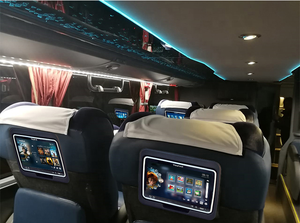 Système de divertissement pour passagers d'autobus, train et autocar Viewt Ech, système VOD, 2+32G, Wifi, USB, écran tactile Android 10,1 pouces, écran d'appui-tête pour bus - Product Image 4