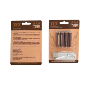 1500mah 1,5 V AA AAA USB-C <span class=keywords><strong>Lithium</strong></span> Li-Ionen Lipo wiederauf ladbare Typ USB C wiederauf ladbare Pilas Baterias kleine Batterie mit Ladegerät - Product Image 2