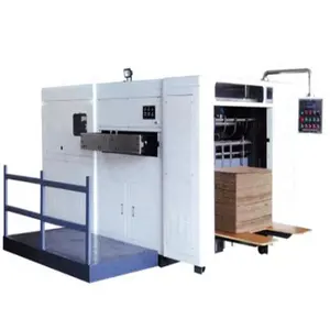 semi-Automatic card board flat Die cutting & Creasing Machine / paper box diecutter machine