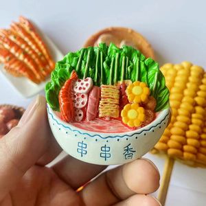 Resin Fridge Magnets Creative Simulation Food Fridge Magnets Kitchen Decoration Supplies - Product Image 1