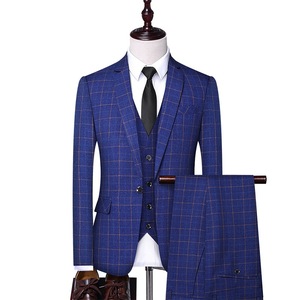 M-4XL nuovo <span class=keywords><strong>abito</strong></span> da <span class=keywords><strong>uomo</strong></span> scozzese in versione coreana completo <span class=keywords><strong>abito</strong></span> aderente da <span class=keywords><strong>uomo</strong></span> - Product Image 4