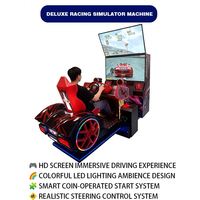 Simulateur de course haute performance, cockpit de simulation de conduite, équipement d'arcade, machine de jeu d'arcade de course interactive