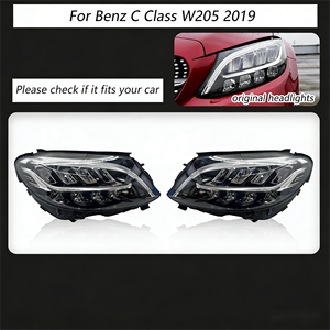 Accesorios para Faros Delanteros LED con Señal <span class=keywords><strong>de</strong></span> Giro Dinámica Modificados para Mercedes Benz Clase C W205 2015-2020 - Product Image 5