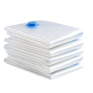 Sacs <span class=keywords><strong>de</strong></span> rangement sous vide en Nylon bleu PA/PE avec pompe à main pliable organisateurs peu encombrants pour vêtements literie chaussures outils nourriture - Product Image 3