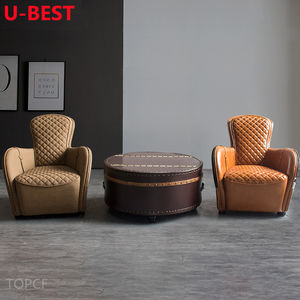 Mesa Auxiliar de Estilo Antiguo U-best, Mesa de Centro para Sofá, Mesa de Noche, Mesa de Té, Muebles para Sala de Estar - Product Image 4