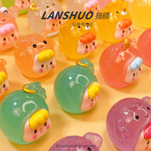 ชุดของเล่นตัวการ์ตูนสามมิติ Lanshuo ทำจากเรซิ่นพลาสติกขนาดเล็ก สำหรับเด็กอายุ 7-12 ปี - Product Image 1