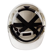 Casque de sécurité industriel ANT5, léger, ventilé, en HDPE, moins cher, avec mentonnière élastique