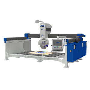 Sierra de <span class=keywords><strong>puente</strong></span> RBB HQ-3220DSM de 5+1 ejes para corte de <span class=keywords><strong>piedra</strong></span> con husillo de 5.5KW y bomba, motor de cuchilla de 15KW, tamaño de trabajo de 3200x2000mm - Product Image 1