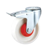Nouvelle Arrivée Roue Industrielle Robuste à Roulement à Billes en Nylon Capacité de Charge 250kg-300kg Diamètre 100mm/125mm