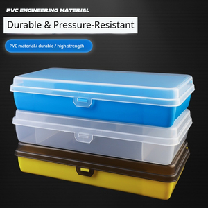 Caja <span class=keywords><strong>de</strong></span> <span class=keywords><strong>Pesca</strong></span> <span class=keywords><strong>de</strong></span> Plástico <span class=keywords><strong>de</strong></span> Doble Capa, Impermeable, para Almacenamiento <span class=keywords><strong>de</strong></span> Anzuelos y Señuelos, Organizador Multifuncional Portátil para Lago y Río - Product Image 3